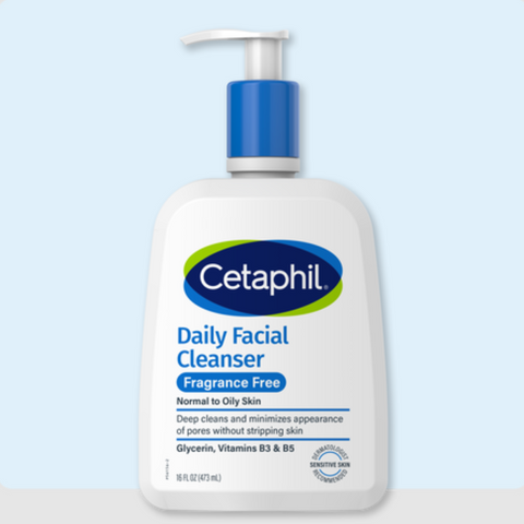 Cetaphil Daily Facial Cleanser—Fragrance Free, 16 oz