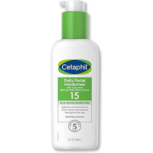 Cetaphil Daily Facial Moisturizer SPF 15, 4 oz