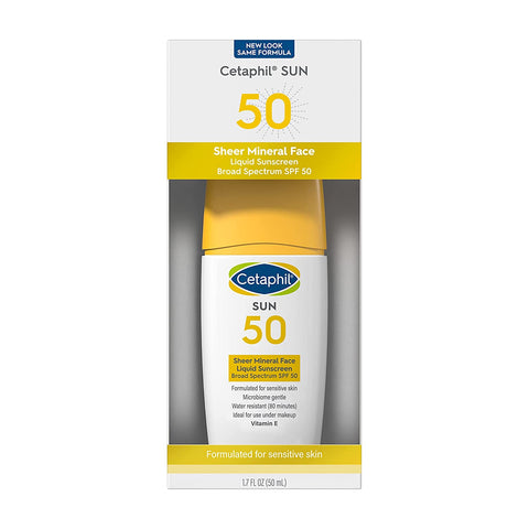 Cetaphil Sheer Mineral Face Sunscreen SPF 50, 1.7 oz